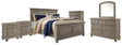 Lettner 8-Piece King Panel Bed with Mirrored Dresser, Chest and 2 Nightstands (Chest of Drawers, Nightstand, Nightstand, Dresser, Bedroom Mirror, King/California King Panel Footboard, King/California King Panel Headboard, King Rails)