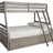 Lettner Twin over Full Bunk Bed with 1 Large Storage Drawer (Variation Color: Light Gray)