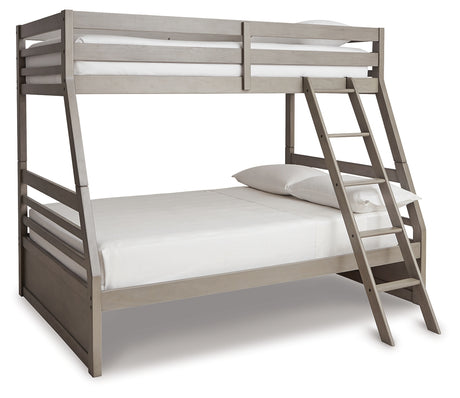 Lettner Twin over Full Bunk Bed (Variation Color: Light Gray)