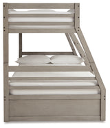 Lettner Twin over Full Bunk Bed (Variation Color: Light Gray)