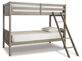 Lettner Twin over Twin Bunk Bed, 2 Mattresses and 2 Pillows