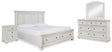 Robbinsdale Queen Storage Bed, Dresser, Mirror and Nightstand (Bed Size: Queen)