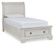 Robbinsdale Twin Sleigh Storage Bed