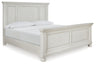 Robbinsdale Queen Panel Bed (Color: Antique White, Bed Size: California King)