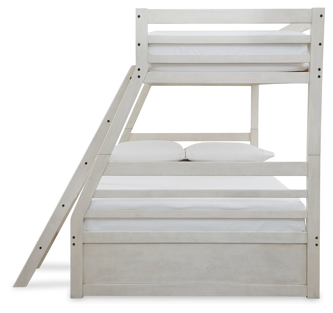 Robbinsdale Twin over Full Bunk Bed (Color: Antique White)
