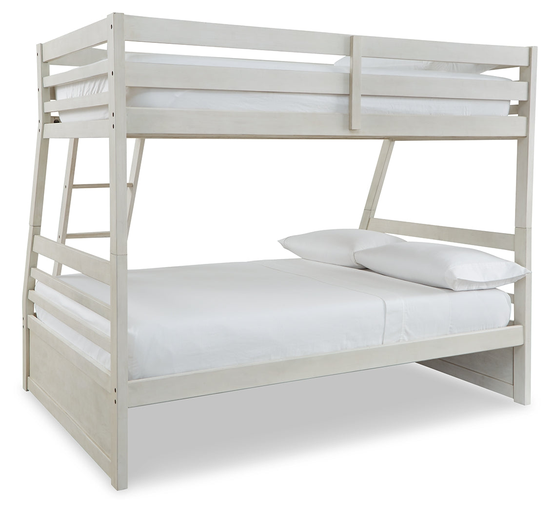 Robbinsdale Twin over Full Bunk Bed (Color: Antique White)