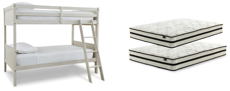 Robbinsdale Bunk Bed and Mattresses (Bed Size: Default)