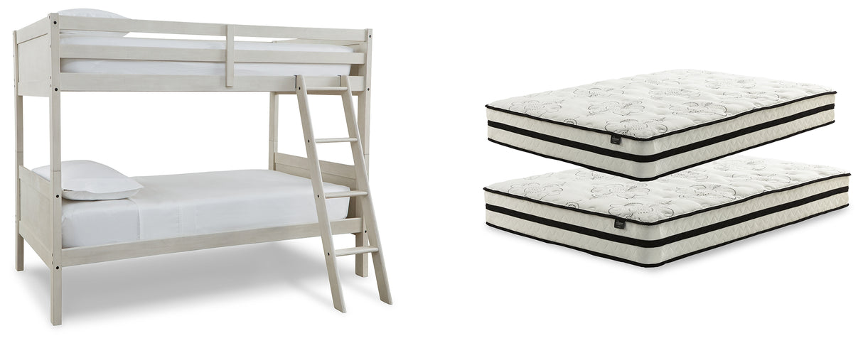 Robbinsdale Bunk Bed and Mattresses (Bed Size: Default)