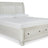 Robbinsdale Queen Sleigh Bed with Storage (Color: Antique White, Bed Size: King)