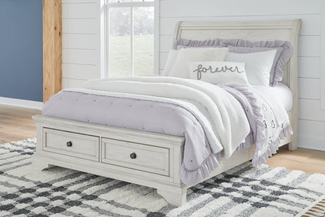 Robbinsdale Full Sleigh Storage Bed