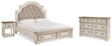 Realyn King Storage Bed, Dresser and Nightstand