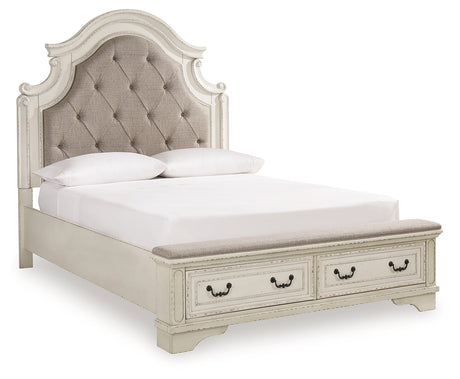 Realyn Queen Upholstered Storage Bed (Bed Size: Queen)