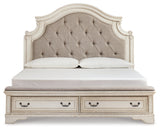 Realyn Queen Upholstered Storage Bed (Bed Size: California King)