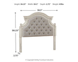 Realyn Full Upholstered Panel Headboard (Variation Bed Size: Full)