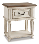 Realyn 7-Piece Twin Panel Bed with Mirrored Dresser, Chest and Nightstand (Chest of Drawers, Nightstand, Dresser, Bedroom Mirror, Twin Panel Footboard, Twin Upholstered Panel Headboard, Twin Panel Rails)