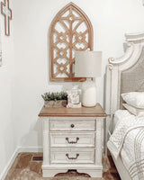 Realyn King Sleigh Bed, Dresser Mirror and Nightstand