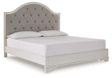 Blendon Queen Upholstered Panel Bed (Bed Size: King)