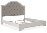 Blendon Queen Upholstered Panel Bed (Bed Size: King)