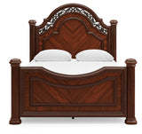 Lavinton 6-Piece Queen Poster Bed with Dresser and 2 Nightstands (Queen/King/California King Headboard/Footboard Posts, Queen Poster Headboard/Footboard Panels, Queen/King Rails, Dresser, Nightstand, Nightstand)