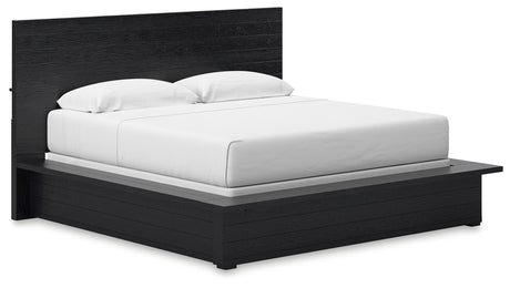 Londer Queen Panel Bed (Bed Size: King)