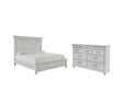 Kanwyn 4-Piece Queen Panel Bed with Dresser (Queen Panel Footboard, Queen Panel Headboard, Queen Panel Rails, Dresser)