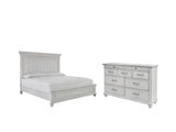 Kanwyn 4-Piece Queen Panel Bed with Dresser (Queen Panel Footboard, Queen Panel Headboard, Queen Panel Rails, Dresser)