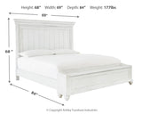 Kanwyn Queen Panel Bed with Storage Bench (Bed Size: Queen)