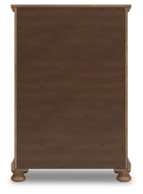 Feddinger King Panel Storage Bed, Dresser, Mirror, Chest and Nightstand