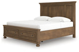 Feddinger King Panel Storage Bed, Dresser, Mirror, Chest and Nightstand