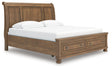 Feddinger King Storage Sleigh Bed (Bed Size: King)