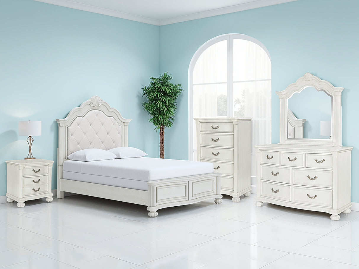 Montelaine Queen Upholstered Panel Bed (Bed Size: Queen)