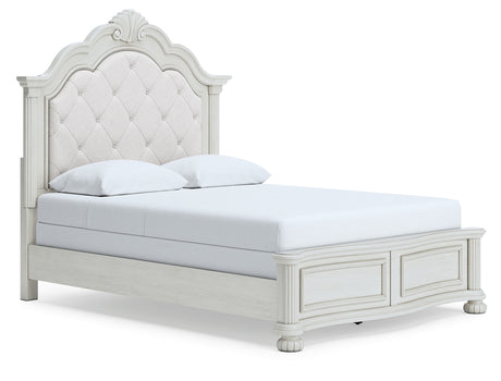 Montelaine Queen Upholstered Panel Bed (Bed Size: Queen)
