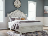 Montelaine Queen Upholstered Panel Bed (Bed Size: California King)