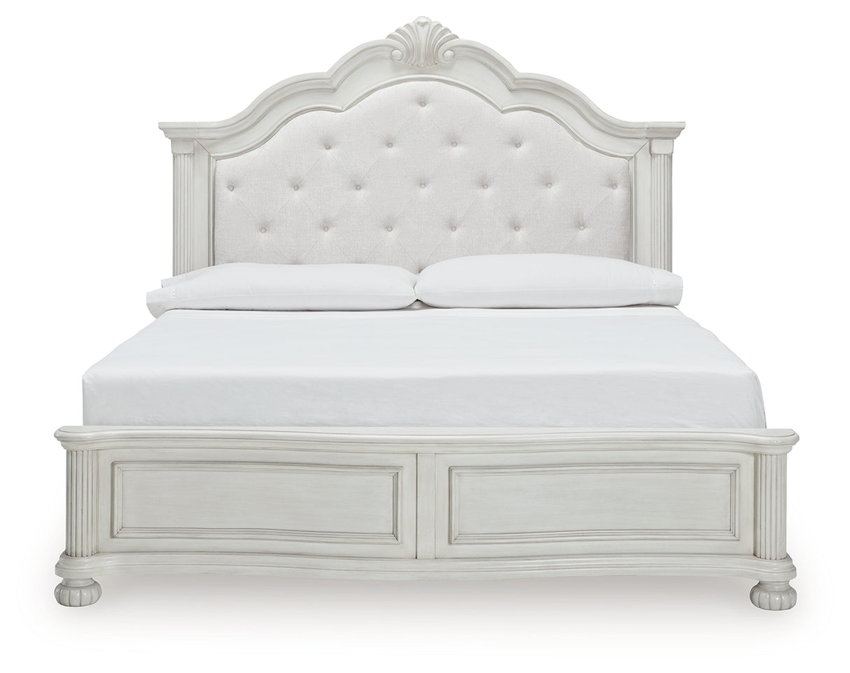 Montelaine Queen Upholstered Panel Bed (Bed Size: California King)