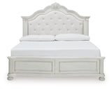 Montelaine Queen Upholstered Panel Bed (Bed Size: California King)