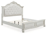 Montelaine Queen Upholstered Panel Bed (Bed Size: California King)