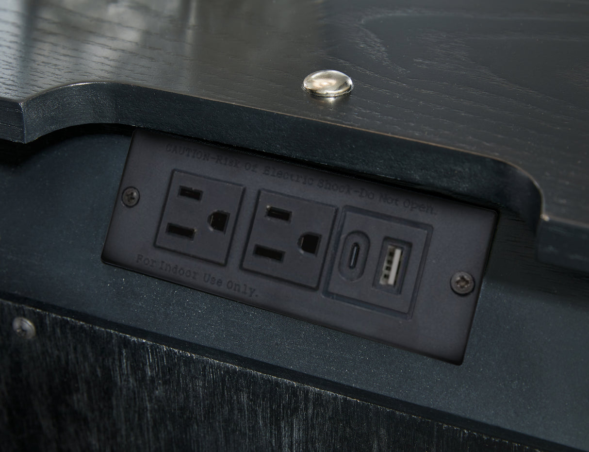 Rowanbeck 5-Piece Queen Upholstered Panel Bed with Mirrored Dresser and Nightstand (Queen Upholstered Panel Footboard with Rails, Queen Upholstered Panel Headboard, Dresser, Bedroom Mirror, Nightstand)