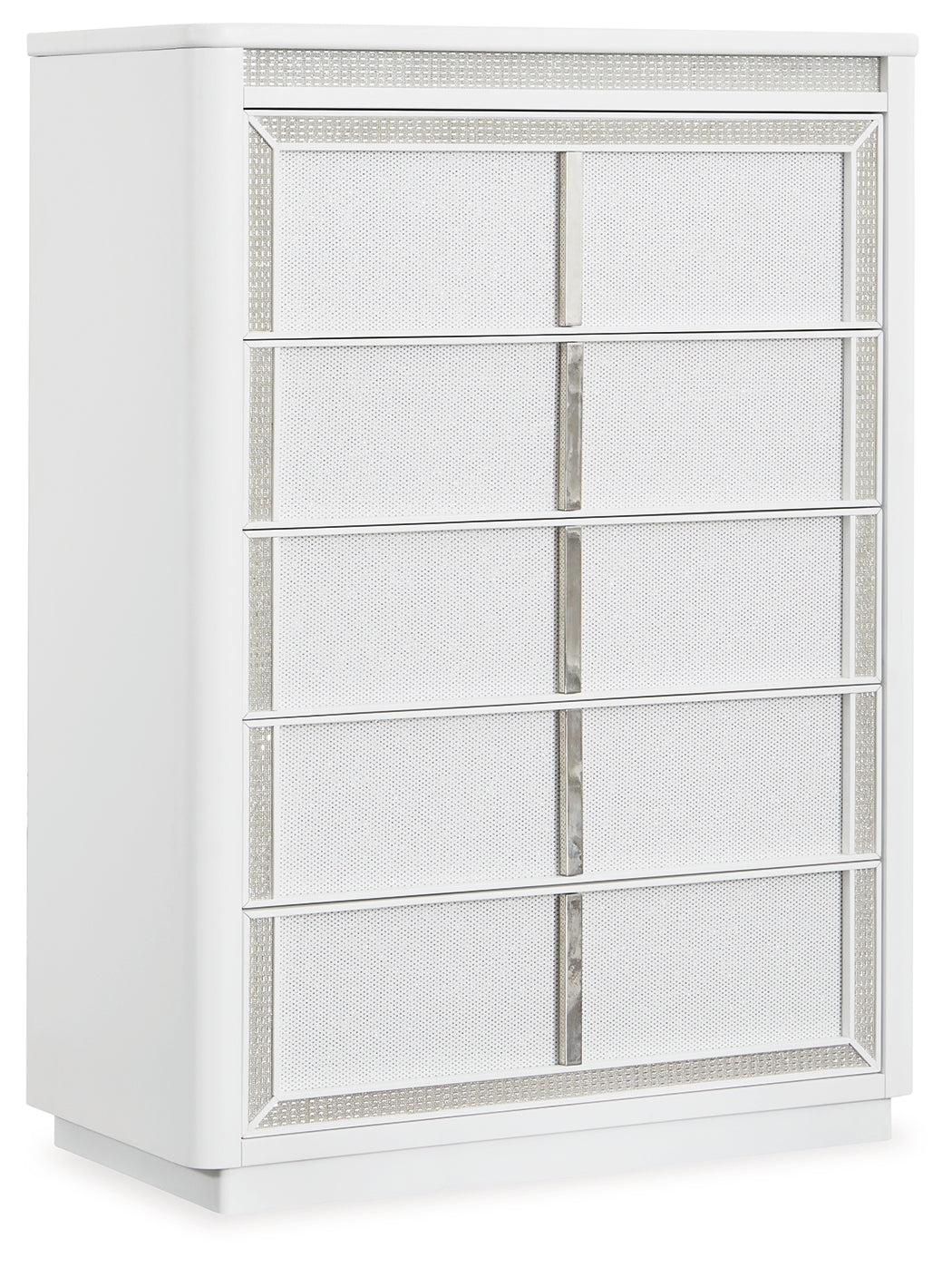 Chalanna 7-Piece Queen Upholstered Storage Bed with Mirrored Dresser, Chest and Nightstand (Queen Storage Footboard with Roll Slats, Queen Upholstered Panel Headboard, Queen/King Rails, Dresser, Bedroom Mirror, Chest of Drawers, Nightstand)