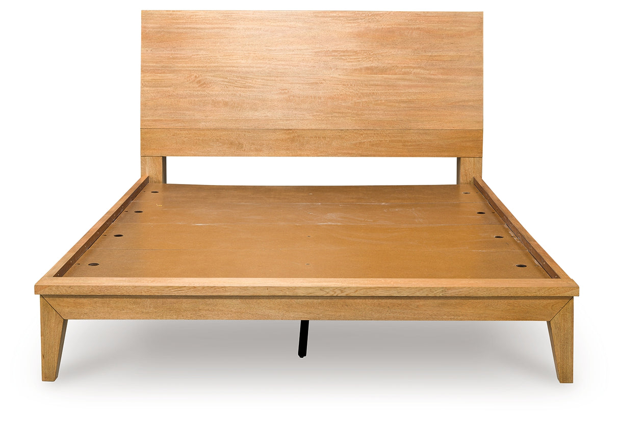 Sherbana Queen Panel Bed (Bed Size: California King)