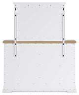 Ashbryn King Panel Storage Bed, Dresser, Mirror and Nightstand