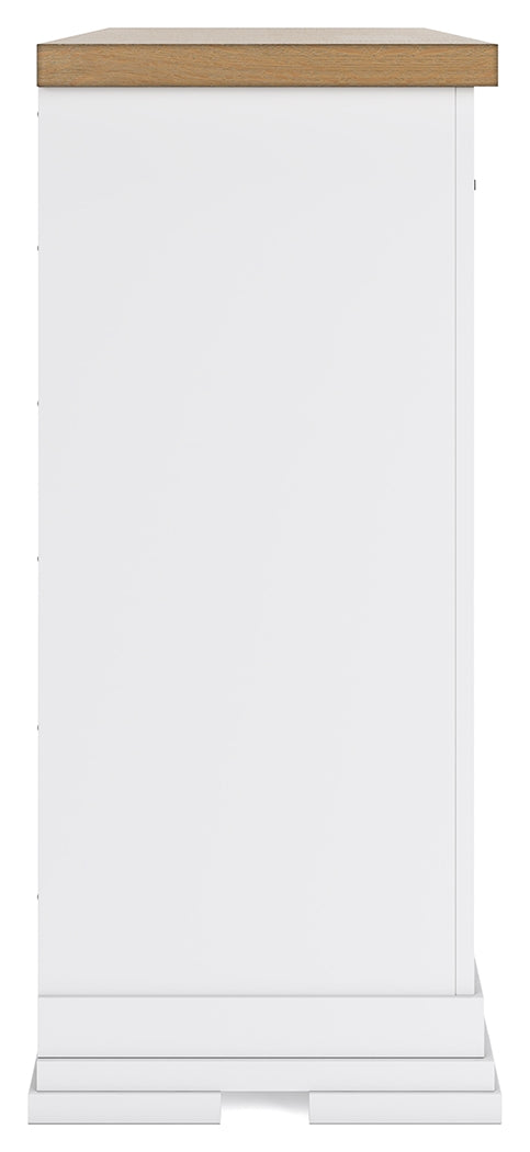 Ashbryn 4-Piece California King Panel Storage Bed with Dresser (King/California King Storage Footboard, King/California King Panel Headboard with Roll Slats, California King Panel Rails, Dresser)