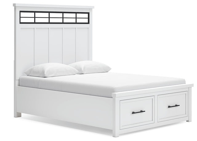 Ashbryn Queen Panel Storage Bed (Bed Size: Queen)