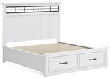 Ashbryn Queen Panel Storage Bed (Bed Size: California King)