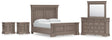 Blairhurst 7-Piece California King Panel Bed with Mirrored Dresser and 2 Nightstands (King/California King Panel Footboard with Slats, King/California King Panel Headboard, California King Panel Rails, Dresser, Bedroom Mirror, Nightstand, Nightstand)