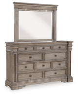 Blairhurst Queen Panel Bed, Dresser, Mirror, Chest and Nightstand