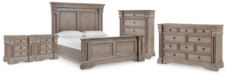 Blairhurst King Panel Bed, Dresser, Chest and 2  Nightstands