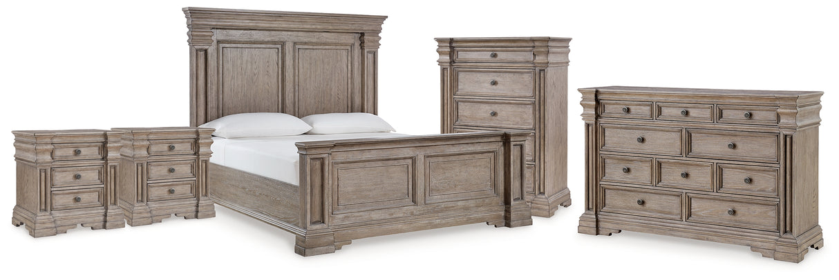 Blairhurst King Panel Bed, Dresser, Chest and 2  Nightstands