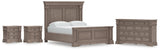 Blairhurst 6-Piece California King Panel Bed with Dresser and 2 Nightstands (King/California King Panel Footboard with Slats, King/California King Panel Headboard, California King Panel Rails, Dresser, Nightstand, Nightstand)