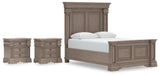 Blairhurst 5-Piece Queen Panel Bed with 2 Nightstands (Queen Panel Footboard with Slats, Queen Panel Headboard, Queen/King Panel Rails, Nightstand, Nightstand)