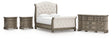 Ardenfield 6-Piece Queen Upholstered Sleigh Bed with Dresser and 2 Nightstands (Queen Upholstered Sleigh Footboard/Slats, Queen Upholstered Sleigh Headboard, Queen/King Sleigh Rails, Dresser, Nightstand, Nightstand)
